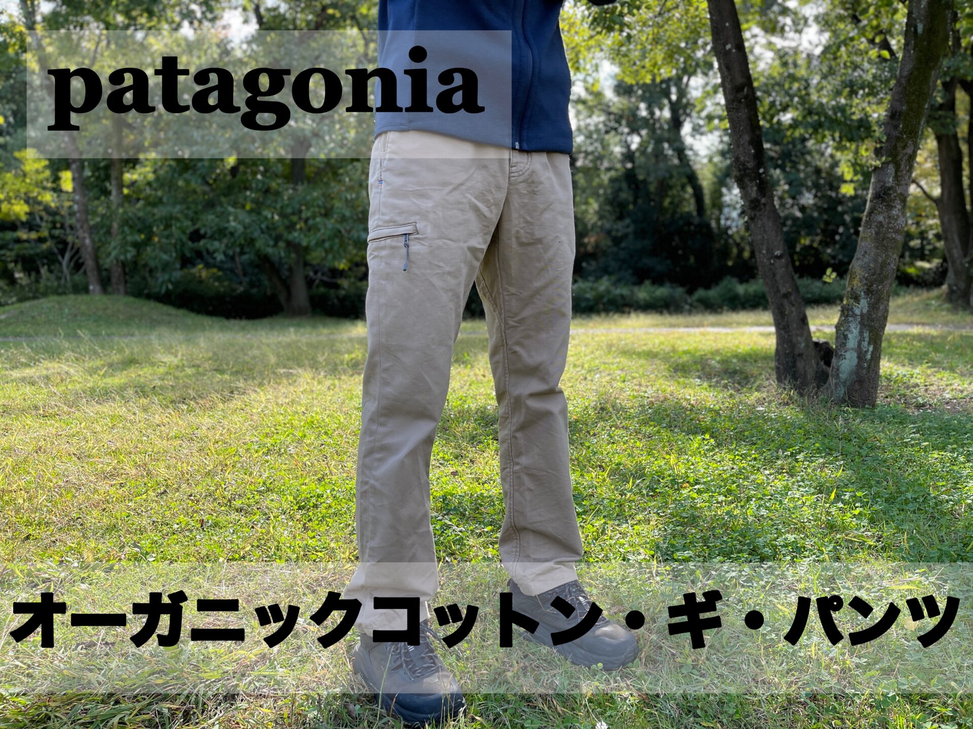 451]Patagoniaパタゴニア オーガニック コットン パンツ アウトドア